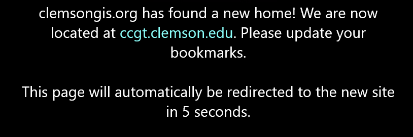 new site information - ccgt.clemson.edu
